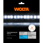 Светодиодная лента Wolta WLS2835-18W/6500/24H180-01