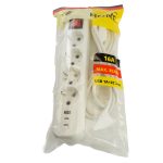 Удлинитель 4-местный с/з с выключателем Stekker Home HM071-41-02 50139