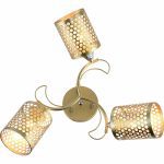 Люстра на штанге Reluce 01322-0.3-03 MATT GOLD+CR