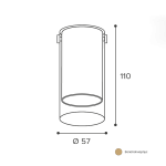 Накладной светильник Wolta Oro WSL-GU10/07G