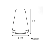 Накладной светильник Wolta Cono WSL-GU10/11W