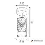 Спот Wolta Cella WSL-GU10/S10WG