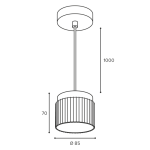 Подвесной светильник WOLTA Muse WSL-GX53/P19WG Подвесной светильник WOLTA Muse WSL-GX53/P19WG