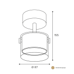 Спот Wolta Oro WSL-GX53/S07G