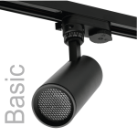 Трековый однофазный светильник Wolta Basic WTL-GU10/01B
