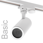 Трековый однофазный светильник Wolta Basic WTL-GU10/01W