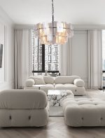 Подвесная люстра Delight Collection BRCH9161CG nickel