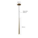 Подвесной светильник Delight Collection MT8863-1H antique brass