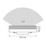 Лампа светодиодная Gauss GX53 11W 6500K таблетка матовая 83831