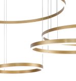 Подвесная люстра Indigo Galass 14001/4P Gold V000015L