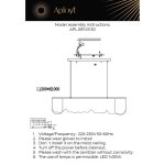 Подвесная люстра Aployt Olga APL.081.03.30