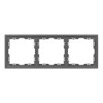 Рамка пластиковая Arlight FRM-NOBE-SFPL-3-GR 054222
