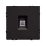 Механизм компьютерной розетки Arlight SCT-NOBE-MPC1-SFPL-BK (RJ-45, CAT6) 054305