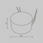 Блок питания Maytoni 12Вт DC23-40В IP54 Triac PSL-TR40-300mA