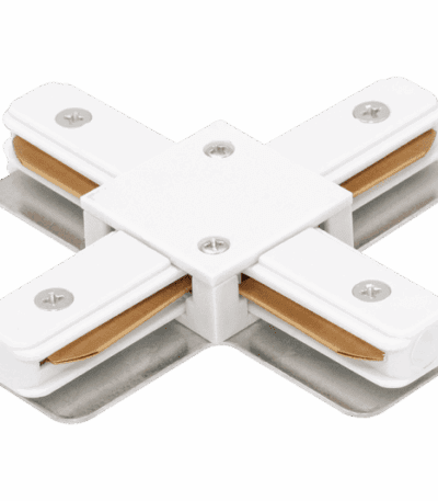 X-коннектор для однофазного трека DesignLed CN2-WH-X 003726