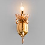 Бра Eurosvet 10109/1 бронза/тонированный хрусталь Strotskis