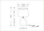 Настольная лампа Arte Lamp Wurren A5016LT-1WH