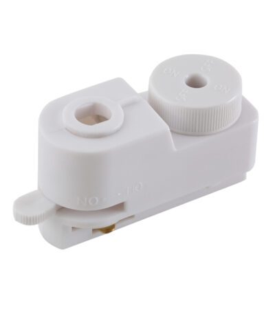 Адаптер для однофазного шинопровода Crystal Lux CLT 0.212 CLT 0.212 01 WH