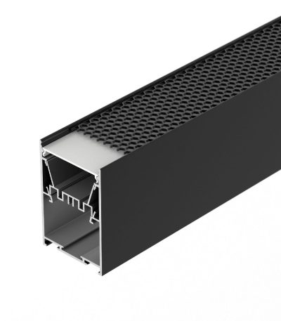 Алюминиевый профиль Arlight LINE-5075-HONEYCOMB-2000 BLACK 044874