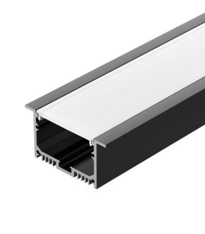 Алюминиевый профиль Arlight с экраном SL-LINIA62-F-2500 BLACK+OPAL 036307