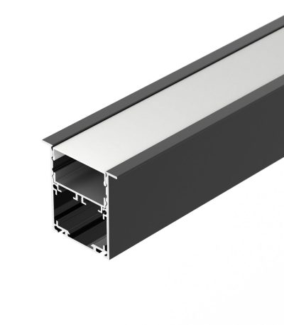 Алюминиевый профиль Arlight SL-LINIA52-3L-F-2000 ANOD BLACK 044685