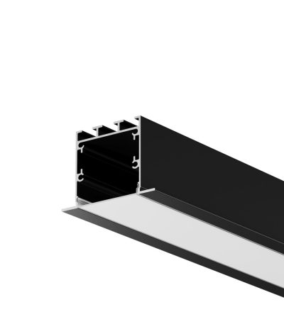 Алюминиевый профиль встраиваемый с накладным фланцем 50x35 Maytoni Led Strip ALM-5035T-B-2M 632012