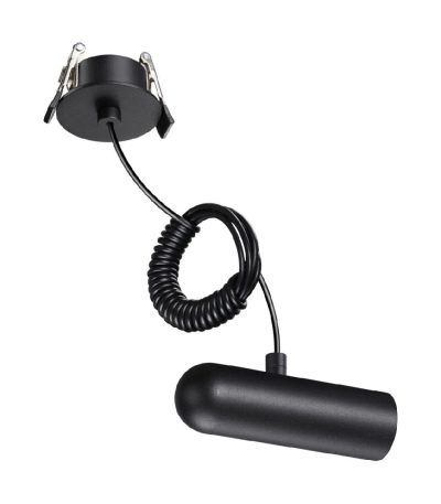 База встраиваемая для ввода питания с заглушкой и проводом-подвесом (длина провода – 2м) Novotech Konst Glat 359384