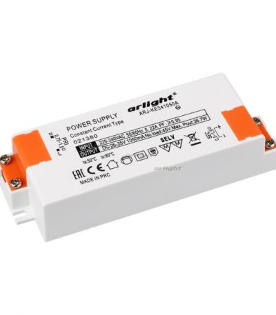 Блок питания Arlight ARJ-KE351050A (37W, 1050mA, PFC) 021380