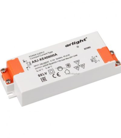 Блок питания Arlight ARJ-KE40600A (24W, 600mA, PFC) 021382