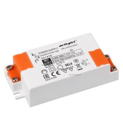 Блок питания Arlight ARJ-KE52350A (18W, 350mA, PFC) 021476
