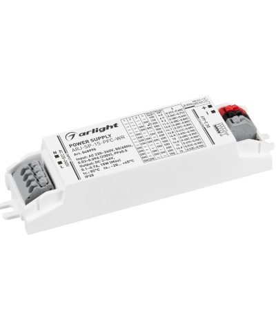 Блок питания Arlight ARJ-SP-15-PFC-WR (15W, 3-46V, 0.1-0.7A) 048998