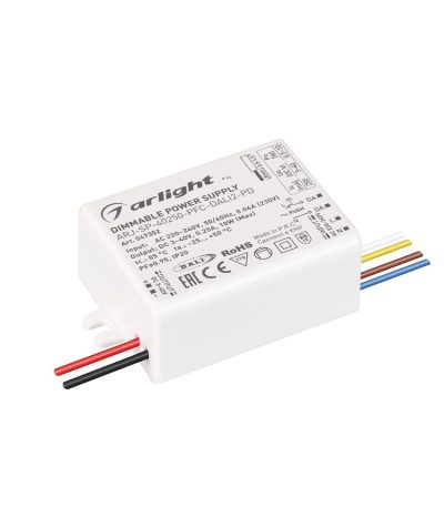 Блок питания Arlight ARJ-SP-40250-PFC-DALI2-PD (10W, 3-40V, 250mA) 047352
