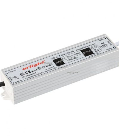 Блок питания Arlight ARPV-12060-B (12V, 5.0A, 60W) 020006