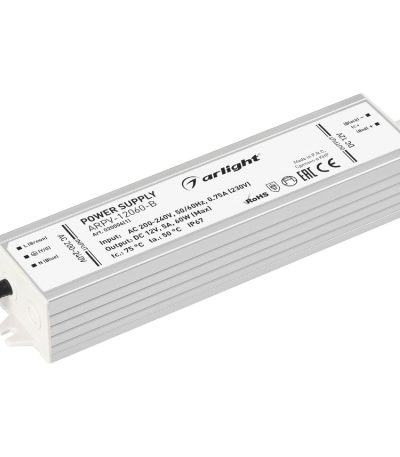 Блок питания Arlight ARPV-12060-B (12V, 5.0A, 60W) 020006(1)