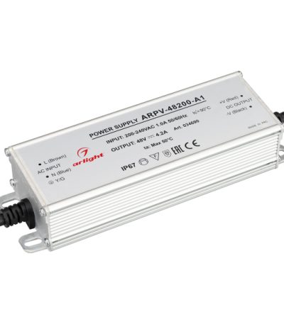 Блок питания Arlight ARPV-48200-A1 48V 4.2A 200W IP67 034690