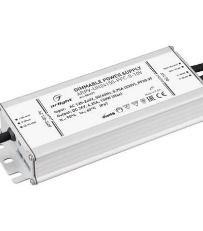 Блок питания Arlight ARPV-UH24150-PFC-0-10V (24V, 6.3A, 150W) 024277