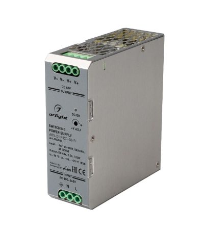 Блок питания Arlight ARV-DRP120-48-B (48V, 2.5A, 120W) 052806