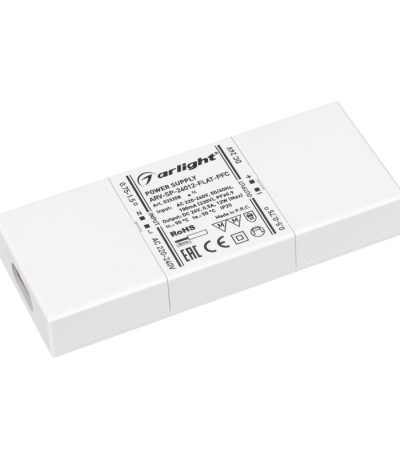 Блок питания Arlight ARV-SP-24012-Flat-PFC (24V, 0.5A, 12W) 033258