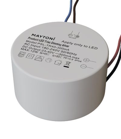 Блок питания Maytoni 12Вт DC23-40В IP54 Triac PSL-TR40-300mA