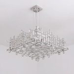 Подвесная люстра Delight Collection P7838-W60 chrome