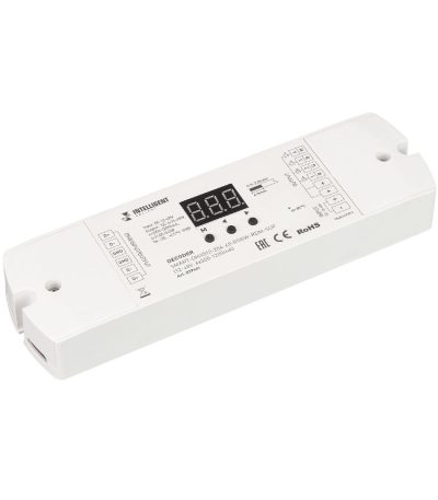Декодер Arlight SMART-DMX512-204-62-RGBW-RDM-SUF (12-48V, 4x350-1200mA) 037441