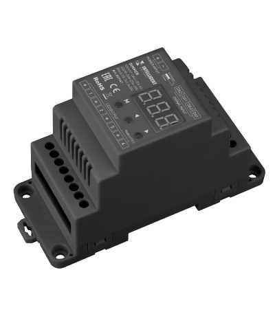 Диммер Arlight SMART-DALI-104-62-ADDR-DIM-DT6-DIN Black (12-24V, 4x5A) 039147