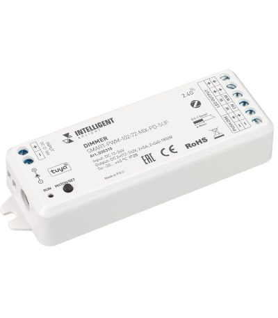 Диммер Arlight SMART-PWM-102-72-MIX-PD-SUF (12-36V, 2x5A, ZB, 2.4G) 035310