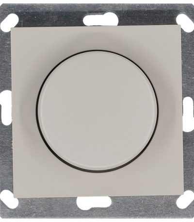 Диммер с накладкой 30-400W, 1gang 2way, цвет Тауп Jasmart G4012T