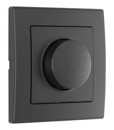 Диммер с рамкой Arte Milano SET06-1-48-1 black