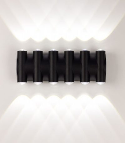 Фасадный светильник AM Group AM359-12X1W BK 4000K