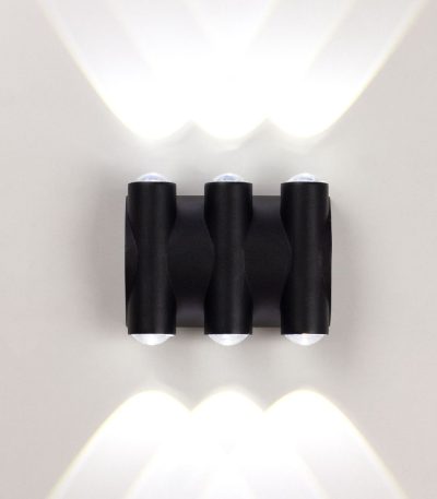 Фасадный светильник AM Group AM359-6X1W BK 4000K