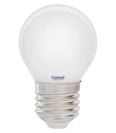 Филаментная светодиодная лампа General GLDEN-G45S-M-8-230-E27-6500 654700