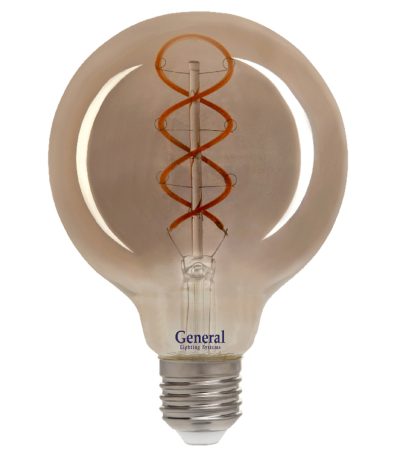 Филаментная светодиодная лампа General GLDEN-G95DSS-6-230-E27-1800 684900