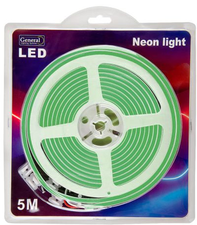 Гибкий неон General GLS-2835-120-9.6-12-NL-IP67-G 512411